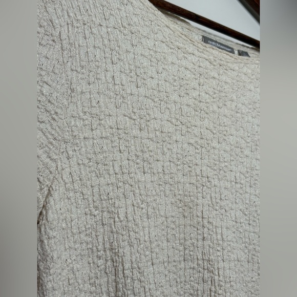 Croft & Barrow Beige Textured Knit Top - Picture 4 of 10